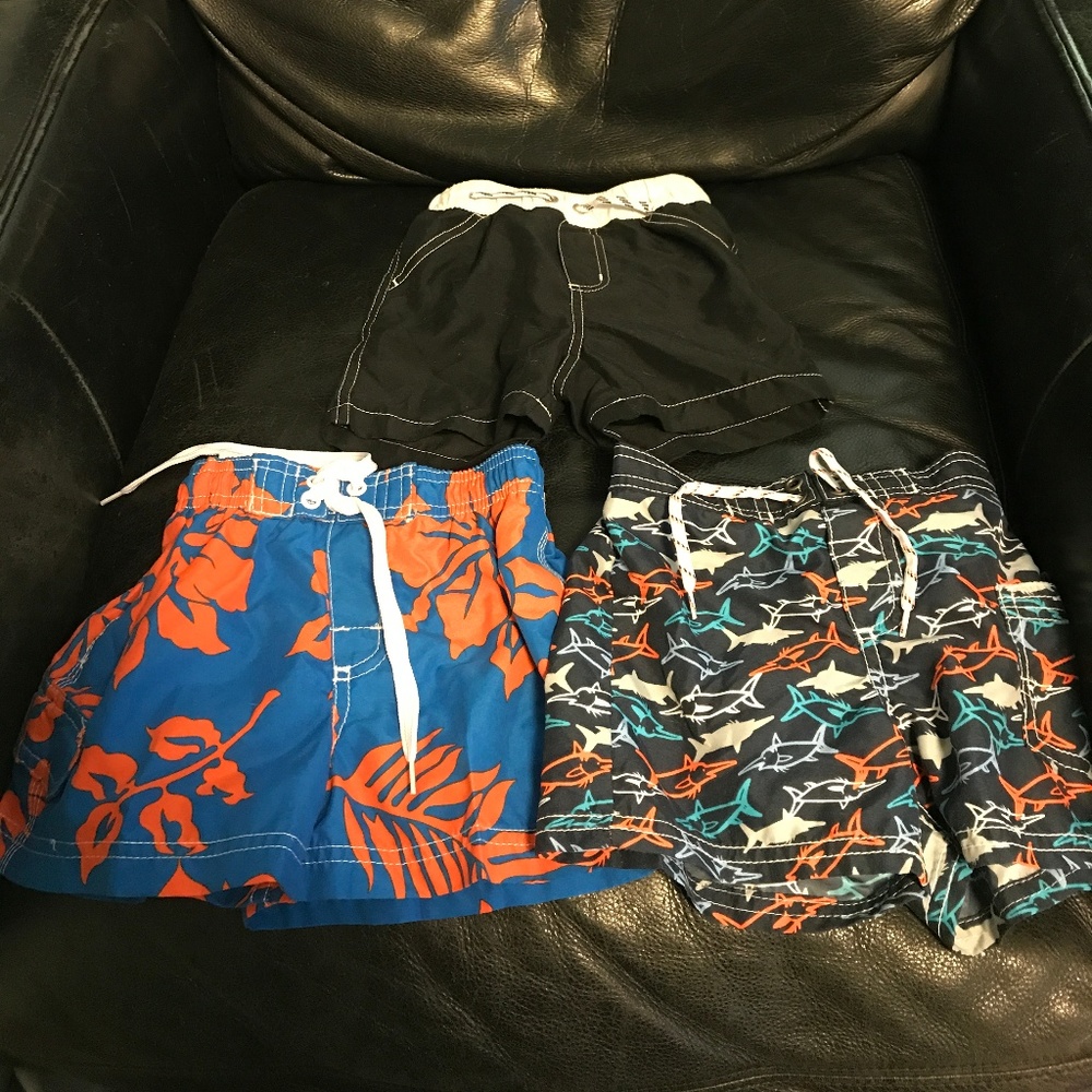 **Trio of Baby Boy Bathing suits**